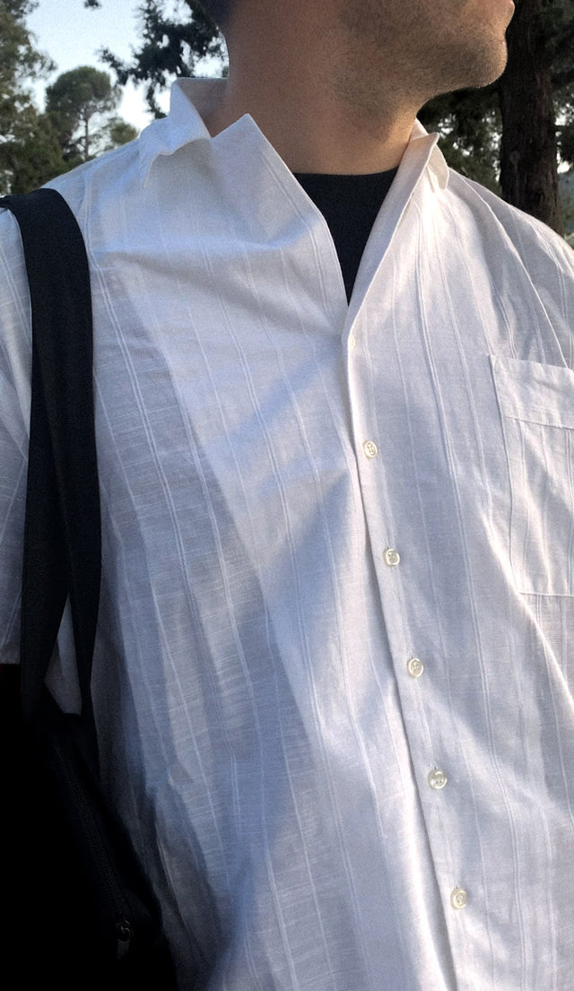 The Victor Shirt - White Stripe