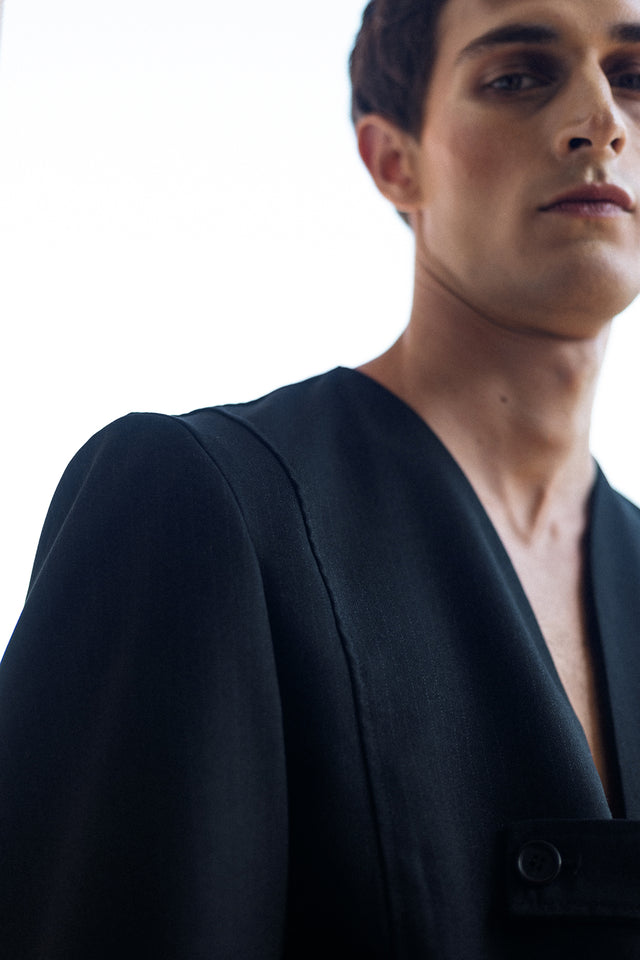 Striped Wool Jacket
