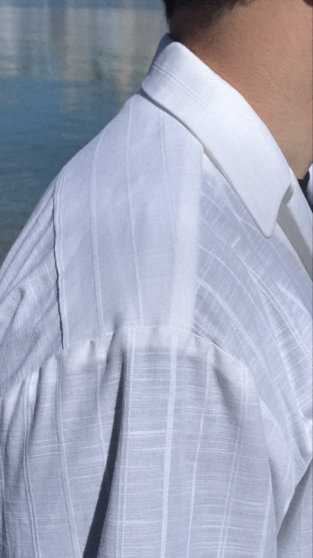 The Victor Shirt - White Stripe