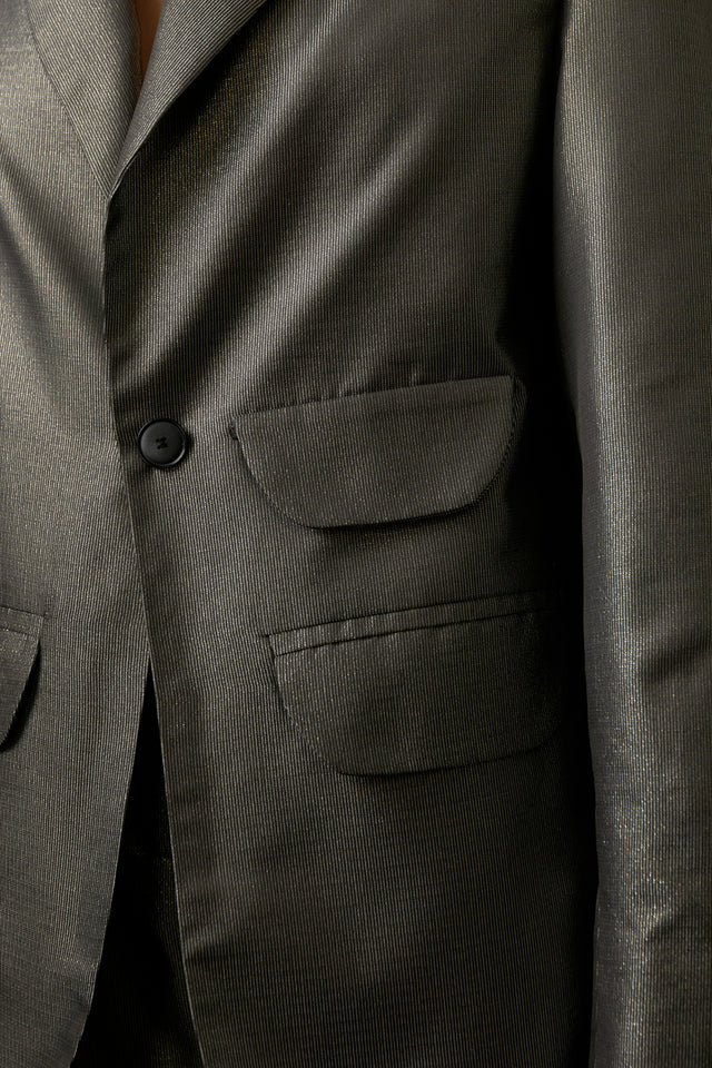 Metallic Grey Blazer