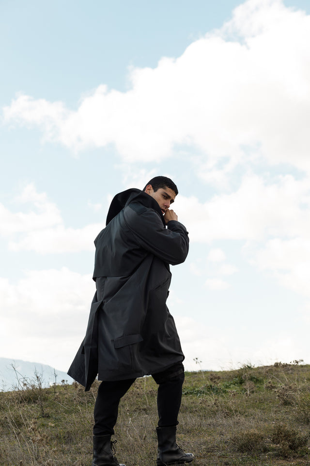 Grey Trench Coat