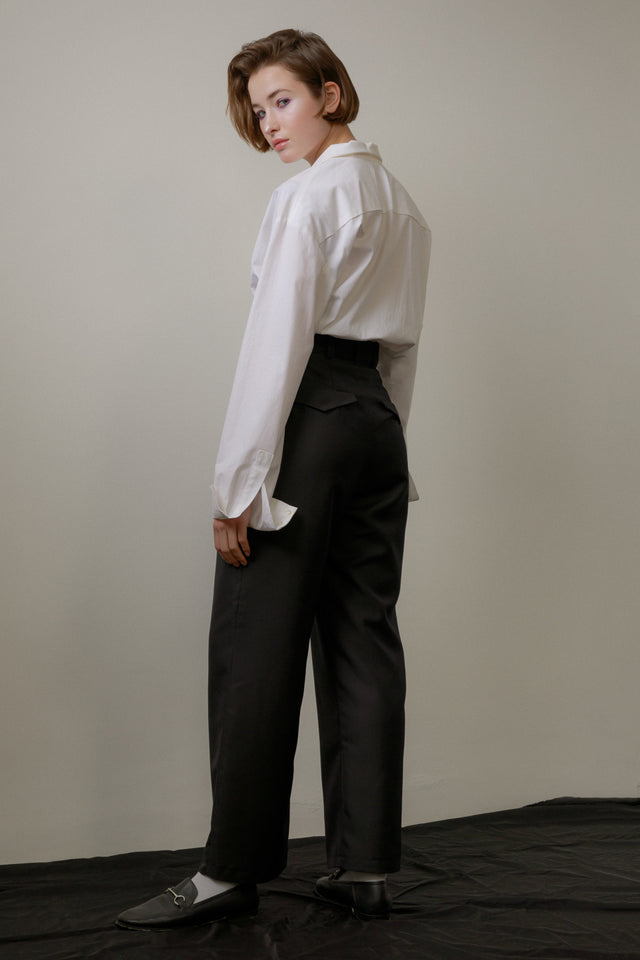 Tailored pleated trousers