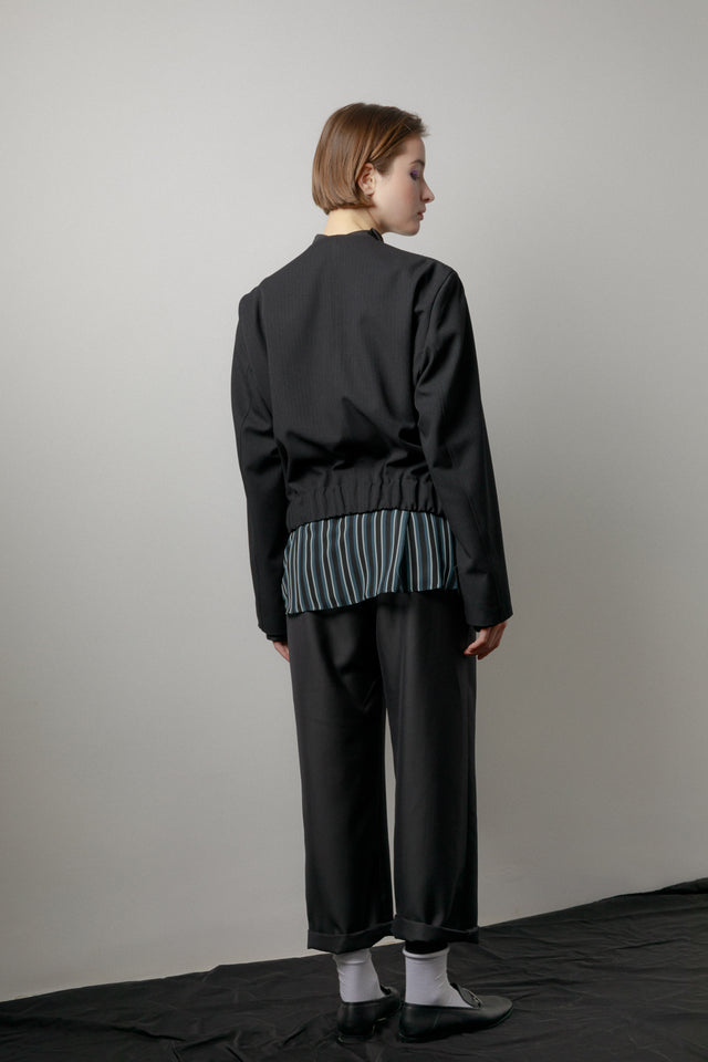 Striped Wool Jacket